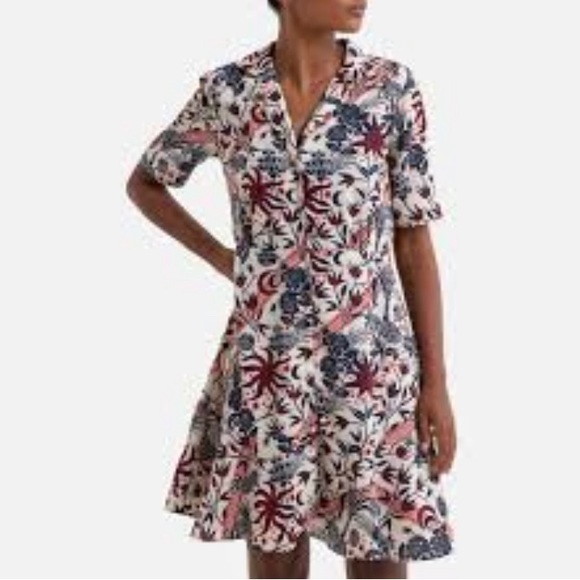 Scotch & Soda Paradise Seeker Novelty Print Shirt Dress Print XS - Picture 1 of 14